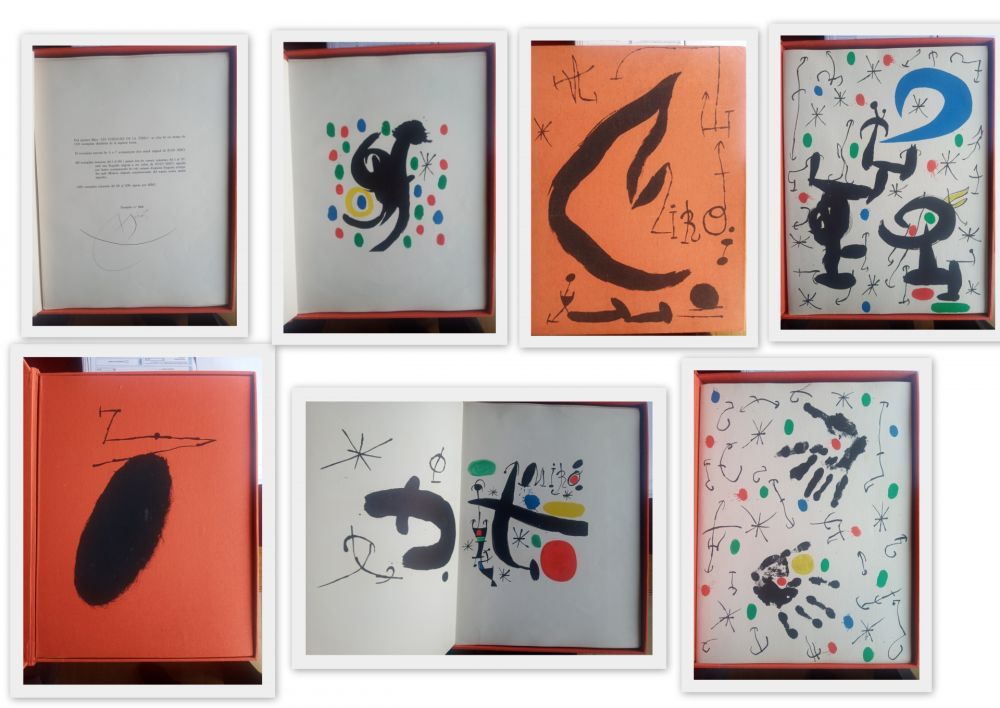 Illustrated Book Miró - Artist Book  Les essencies de a terra