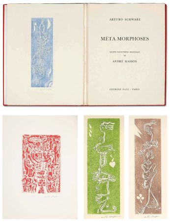 Illustrated Book Masson - Arturo Schwarz. META.MORPHOSES. 4 gravures signées (1975)
