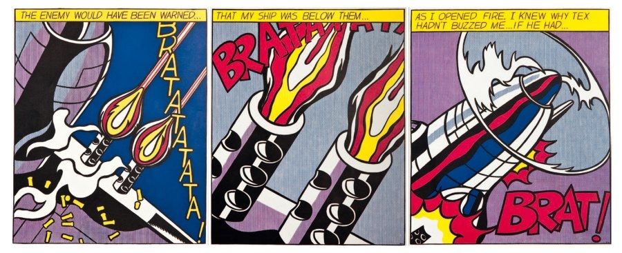 Lithograph Lichtenstein - As I opened fire