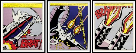 Lithograph Lichtenstein - As I Opened Fire