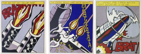 Lithograph Lichtenstein -  As I Opened Fire 