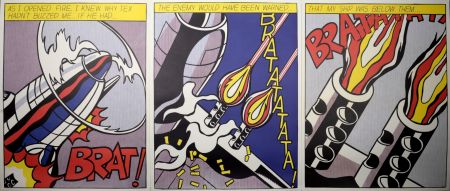 Lithograph Lichtenstein - As I opened Fire, 1966