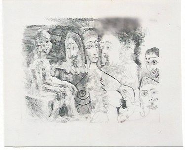 Etching Picasso - Atelier