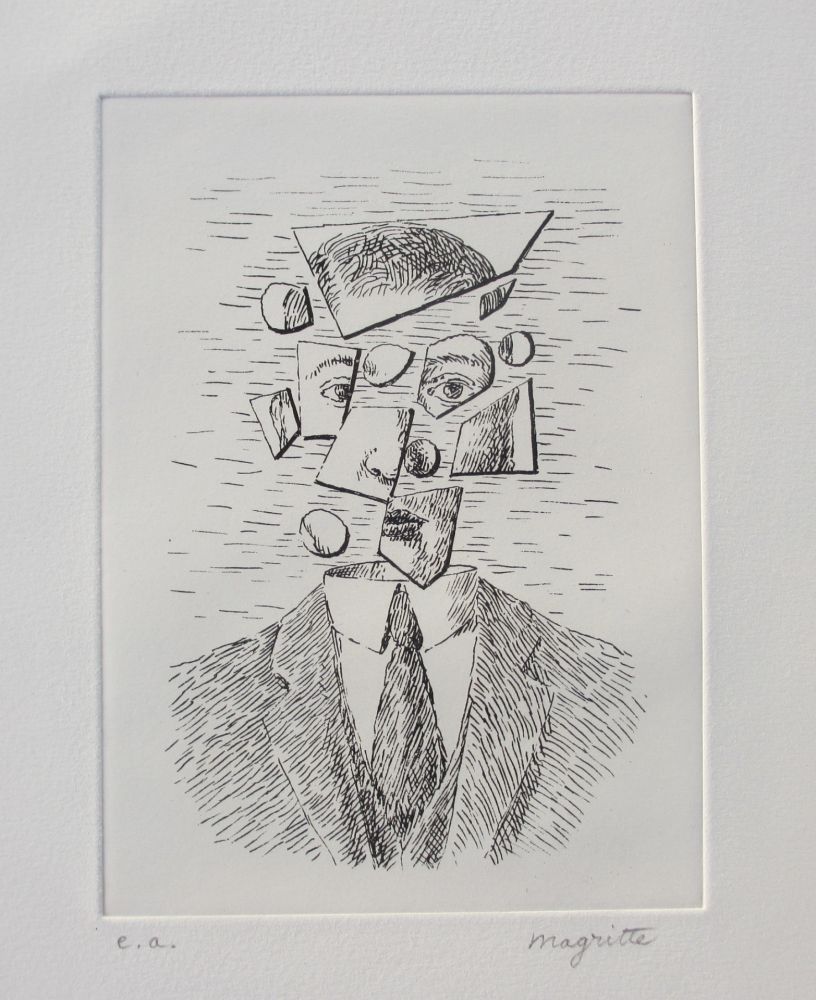 Engraving Magritte - Aube à l'Antipode