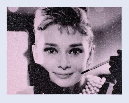 Screenprint Young - Audrey Hepburn