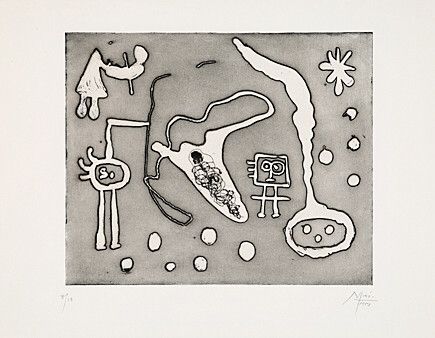 Etching And Aquatint Miró - Aus 