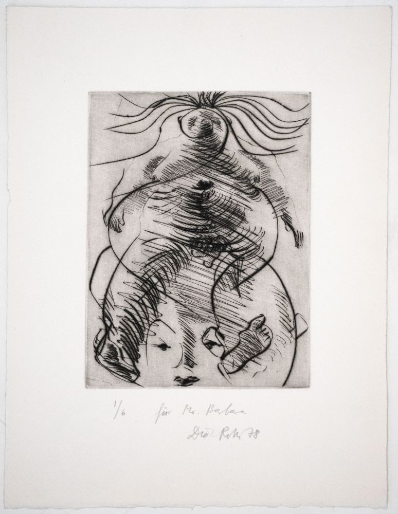 Drypoint Roth - Autoportrait