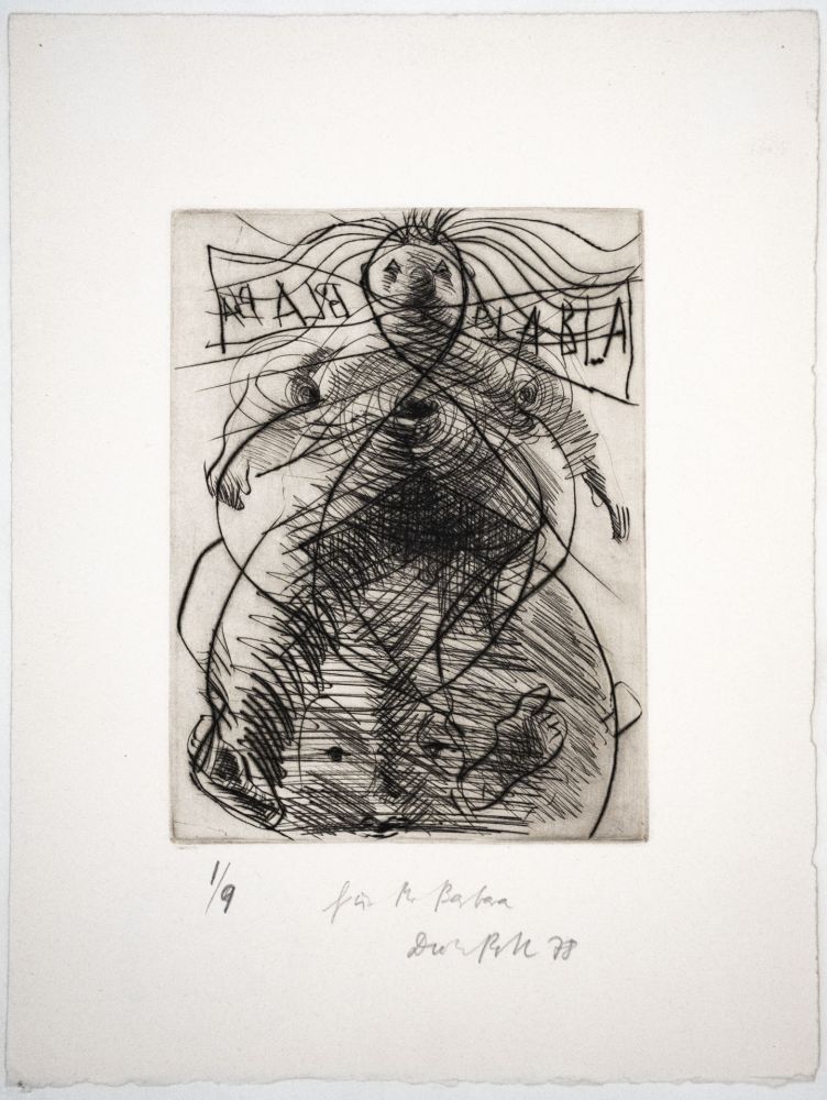 Drypoint Roth - Autoportrait