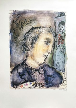Poster Chagall (After) - Autoportrait
