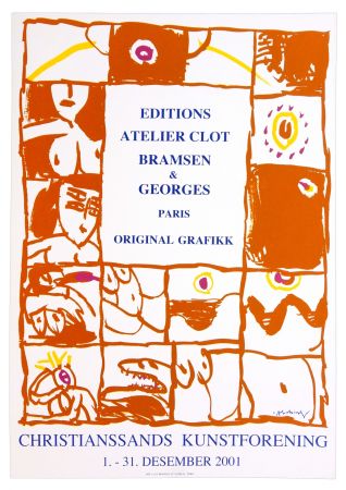Poster Alechinsky - Autour de Georges Visat Editeur