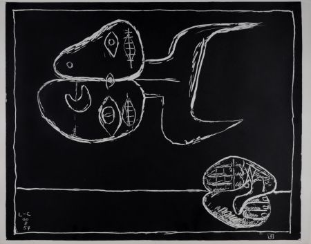 Lithograph Le Corbusier - Autrement que sur Terre, 1957