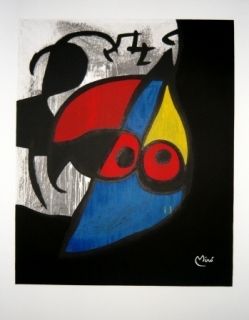 Lithograph Miró - Avant la lettre