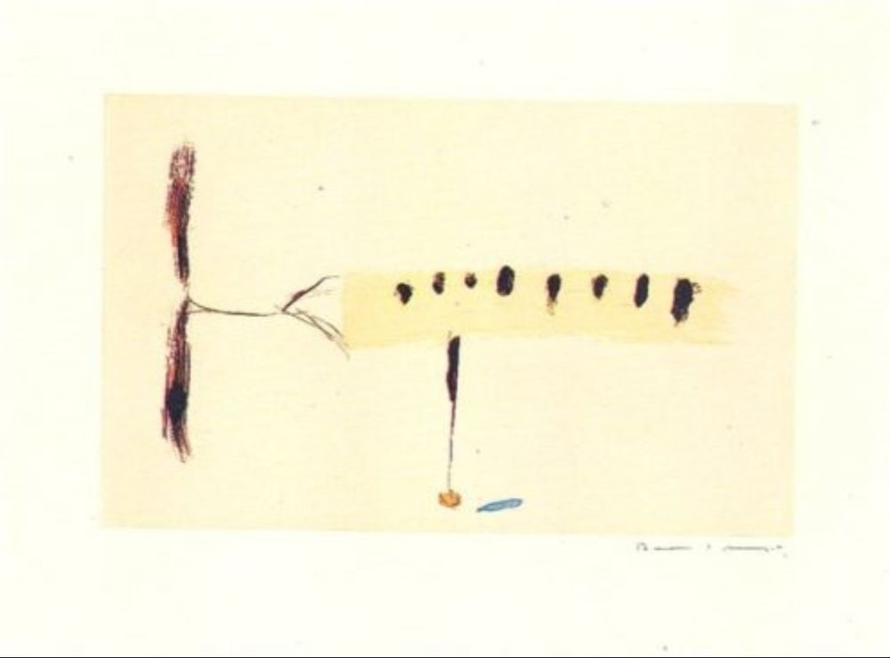 Etching Riera I Aragó - Avió mig-4