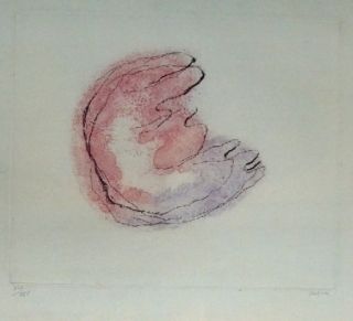 Etching And Aquatint Fautrier - Baby Mine