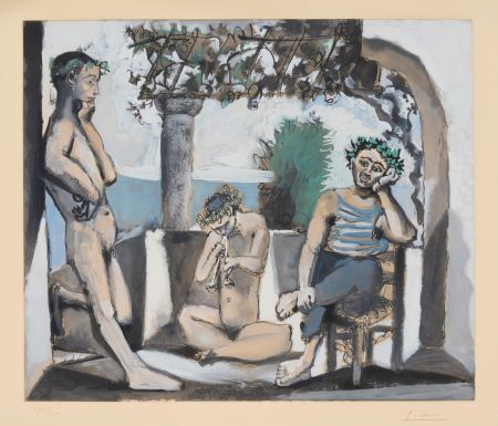 Aquatint Picasso - Bacchanale