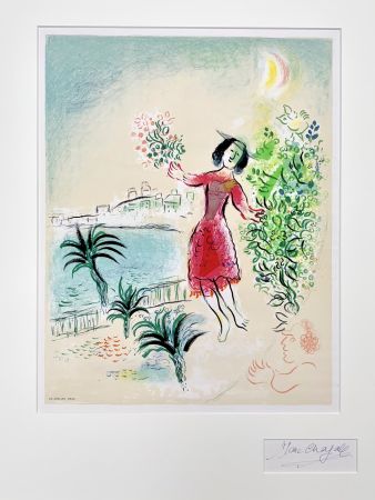 Lithograph Chagall - Baie des Anges