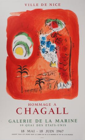 Illustrated Book Chagall - Baie des Anges, la sirène rouge