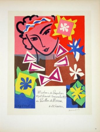 Lithograph Matisse - Bal de L'Ecole des Arts Décoratifs  1951