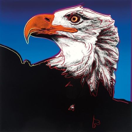 Screenprint Warhol - Bald Eagle