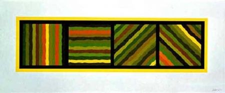 No Technical Lewitt - Bands Not Straight in Four Directions (yellow)