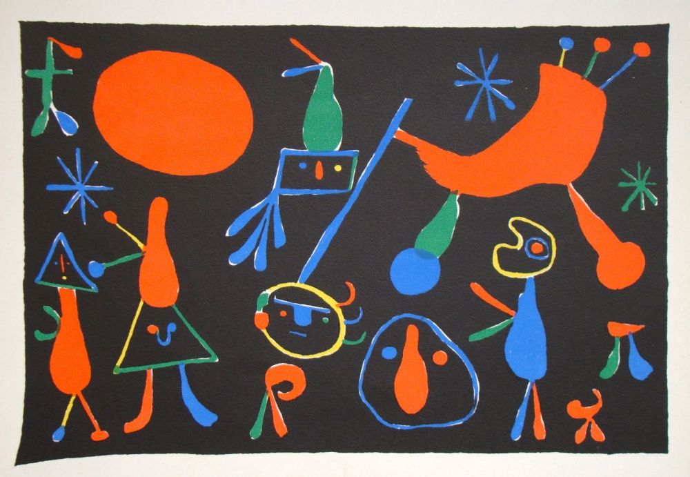Lithograph Miró (After) - Barcelona