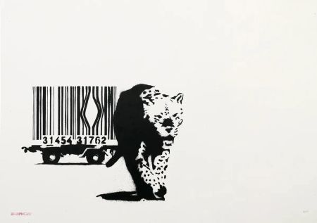Screenprint Banksy - Barcode
