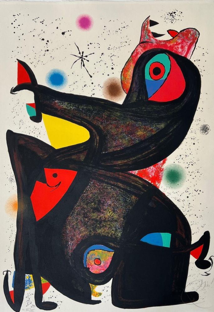 Lithograph Miró - Barnabé