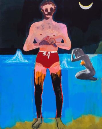 Screenprint Doig - Bather for Secession