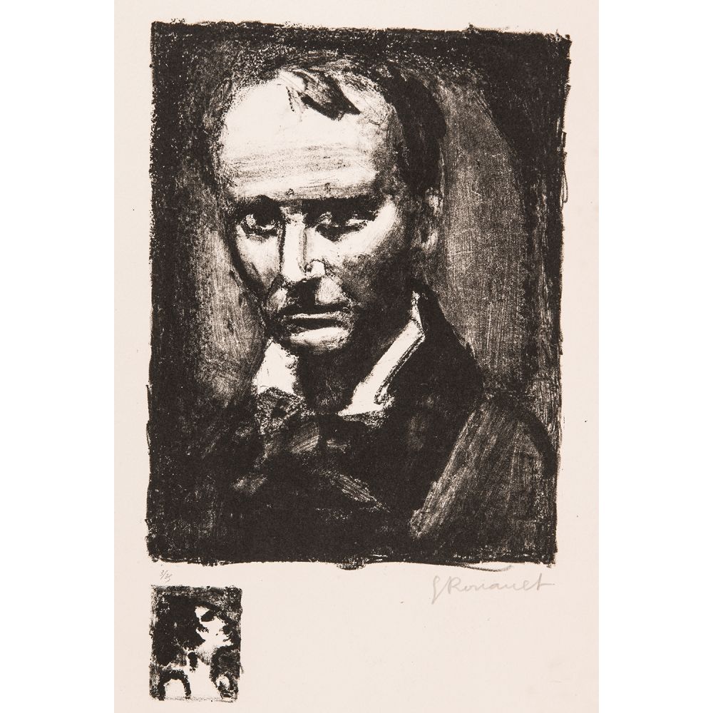Lithograph Rouault - Baudelaire