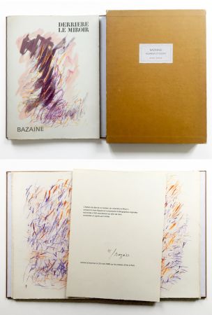 Illustrated Book Bazaine - BAZAINE AQUARELLES ET DESSINS. Derrière le miroir, n° 170.‎ 1968. TIRAGE DE LUXE SIGNÉ.