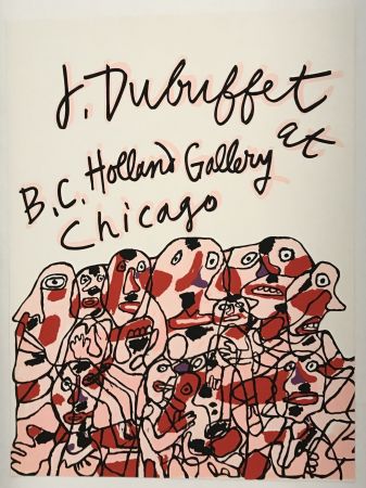 Screenprint Dubuffet - B.C. Holland Gallery, Chicago