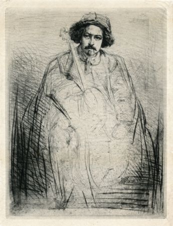 Etching Whistler - Becquet - Plate 8 from A Series of Sixteen Etchings