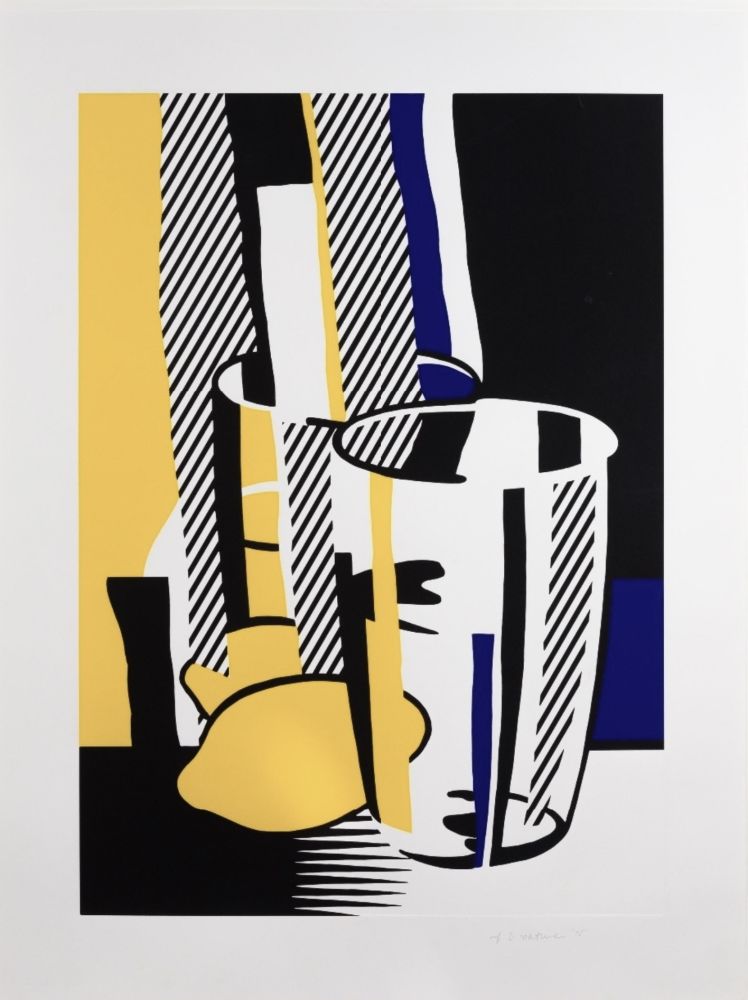 Lithograph Lichtenstein - Before the Mirror (from Mirrors of the Mind portfolio)