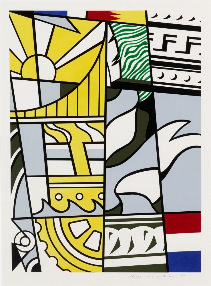 Lithograph Lichtenstein - Bicentennial