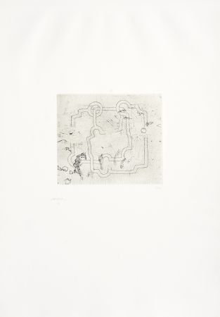 Etching Chillida - Bidearte I 