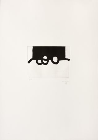 Etching Chillida - Bikaina IV