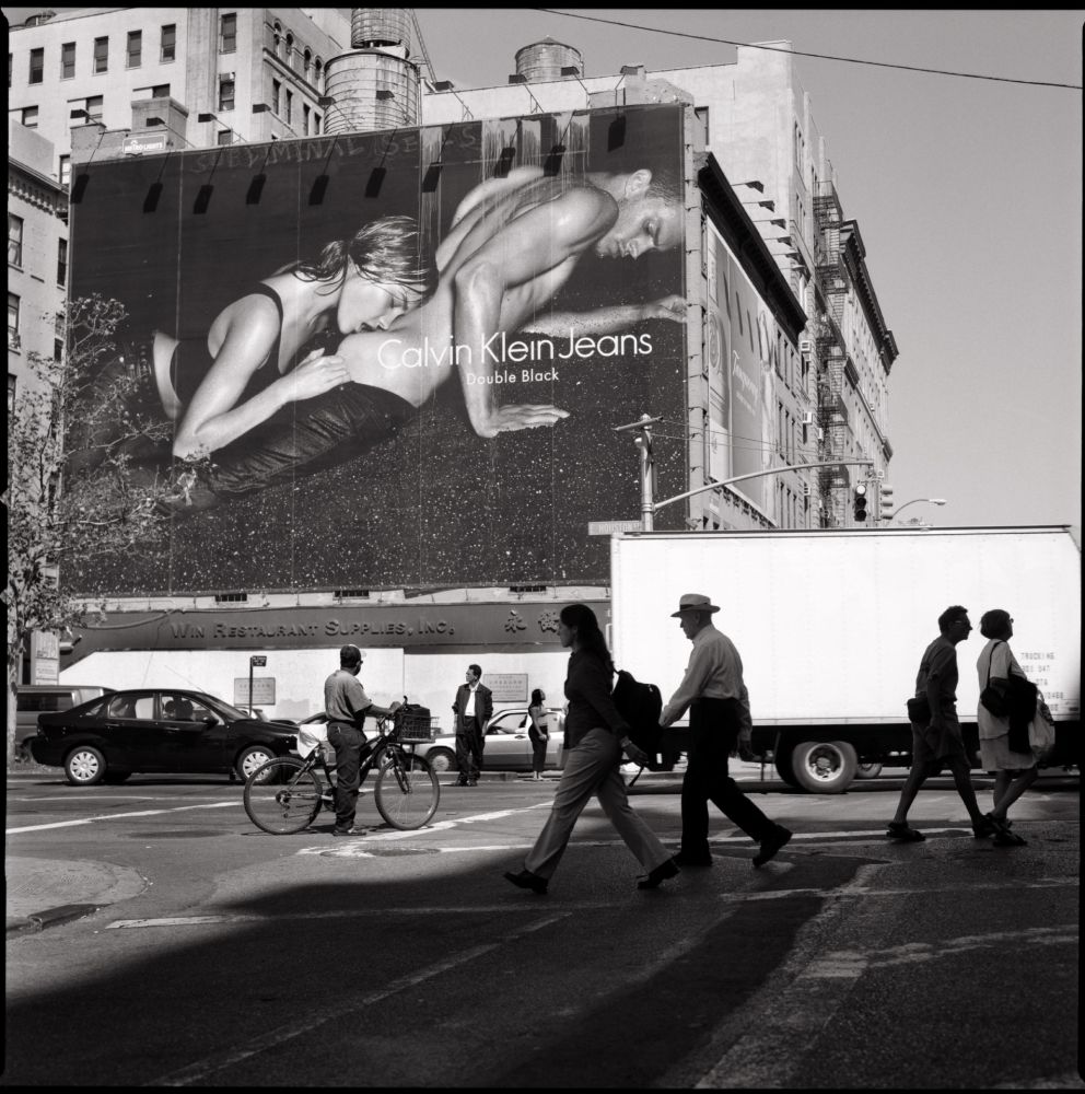 Photography Deruytter - Billboards, NY: Houston and Lafayette Streets (CK 6)