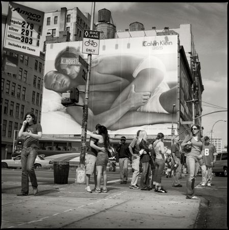 Photography Deruytter - Billboards, NY: Houston & Lafayette Streets (CK 40)