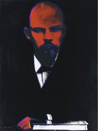 Screenprint Warhol - Black Lenin (FS II.402)