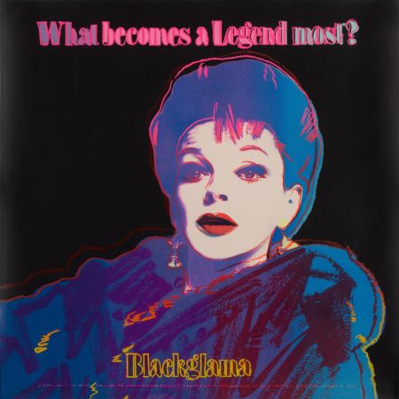 Screenprint Warhol - Blackglama (Judy Garland)