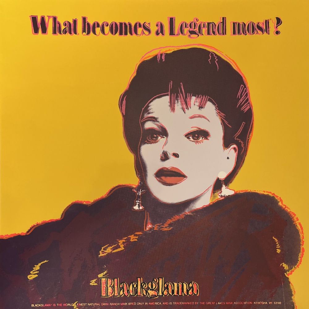 Screenprint Warhol - Blackglama (Judy Garland) Trial Proof