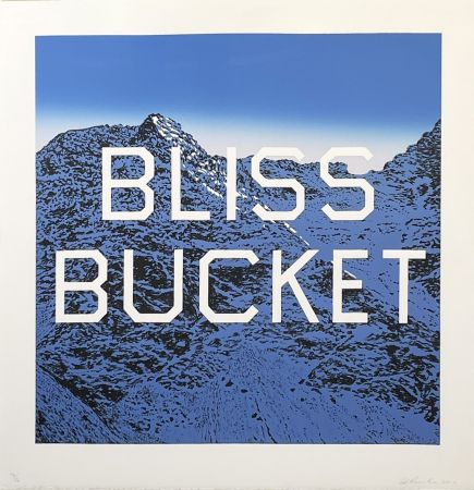 Lithograph Ruscha - Bliss Bucket
