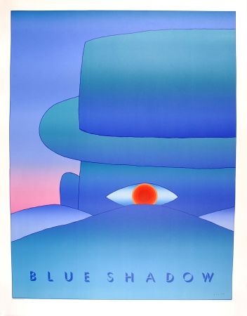 Poster Folon - Blue Shadow (L'Aube, 1972)
