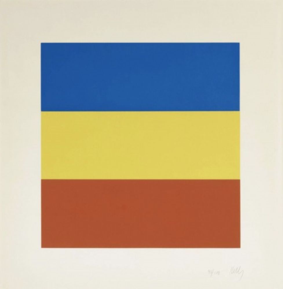 Screenprint Kelly - Blue, Yellow, Red