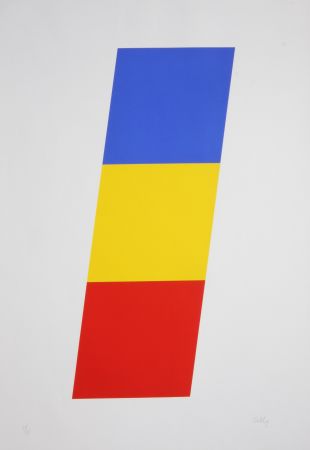 Lithograph Kelly - Blue Yellow Red