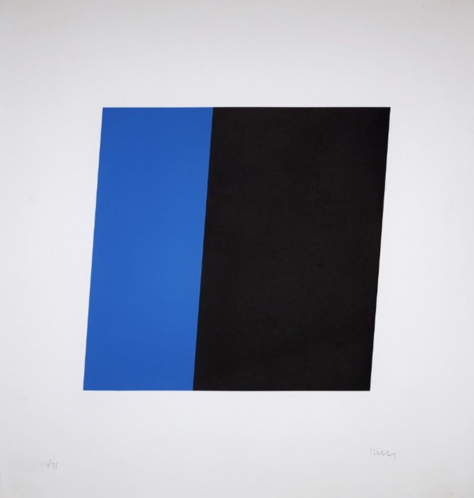 Lithograph Kelly - Blue/Black