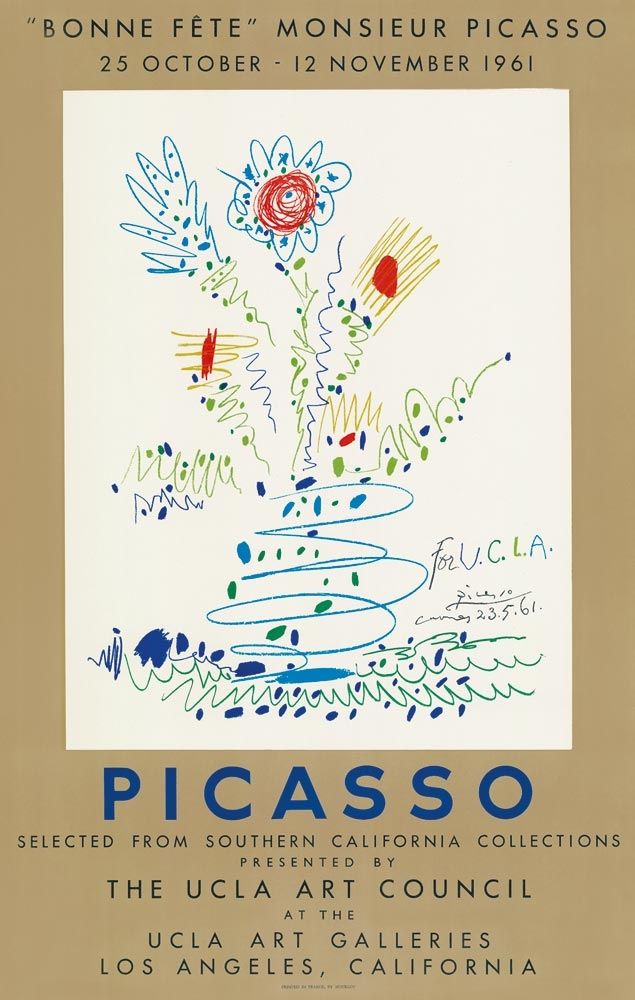 Lithograph Picasso - Bonne fête Monsieur Picasso
