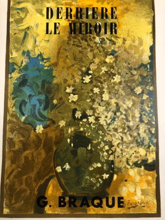 Lithograph Braque - Bouquet jaune