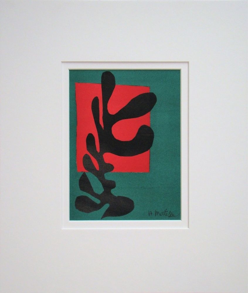 Lithograph Matisse (After) - Boxeur nègre, 1947