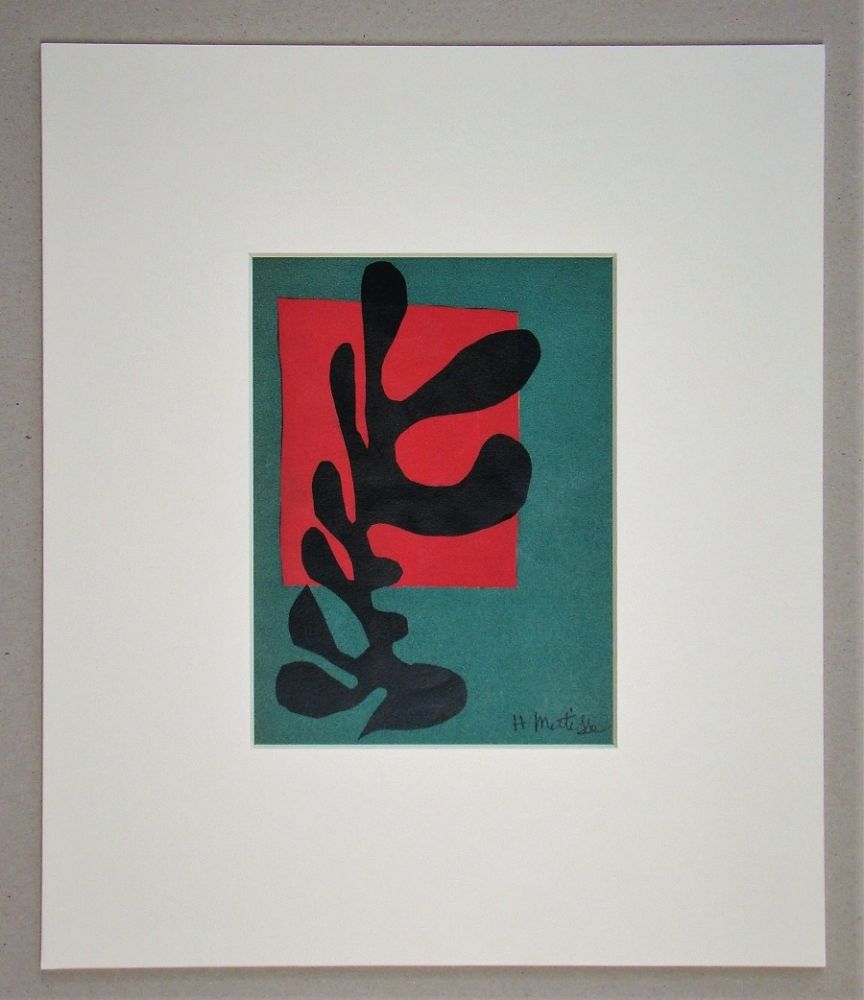 Lithograph Matisse (After) - Boxeur nègre, 1947